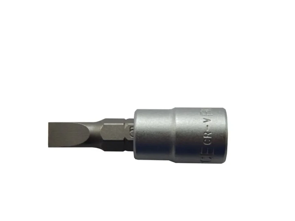 Головка бита шлицевая SL4мм, 1/4''