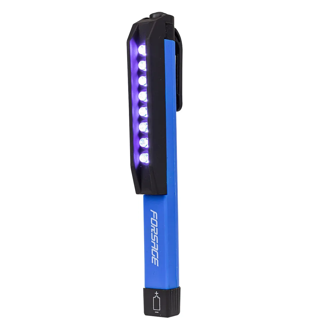 Фонарик переносной светодиодный в комплекте с батарейками (8LED, 3xAAA), в блистере — фото 2