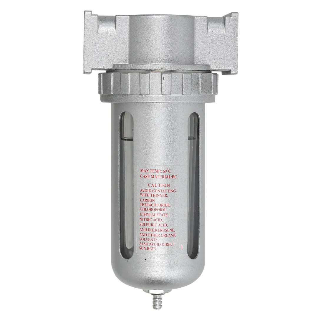 Фильтр воздушный для пневмосистем 3/8''(10Мк, 3500 л/мин, 0-10bar,раб. температура 5°-60°) — фото 2