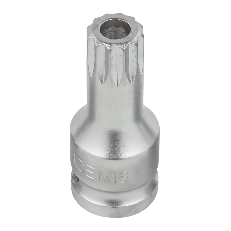 Головка-бита SPLINE с отверстием M16 (L-60мм)1/2'' — фото 2