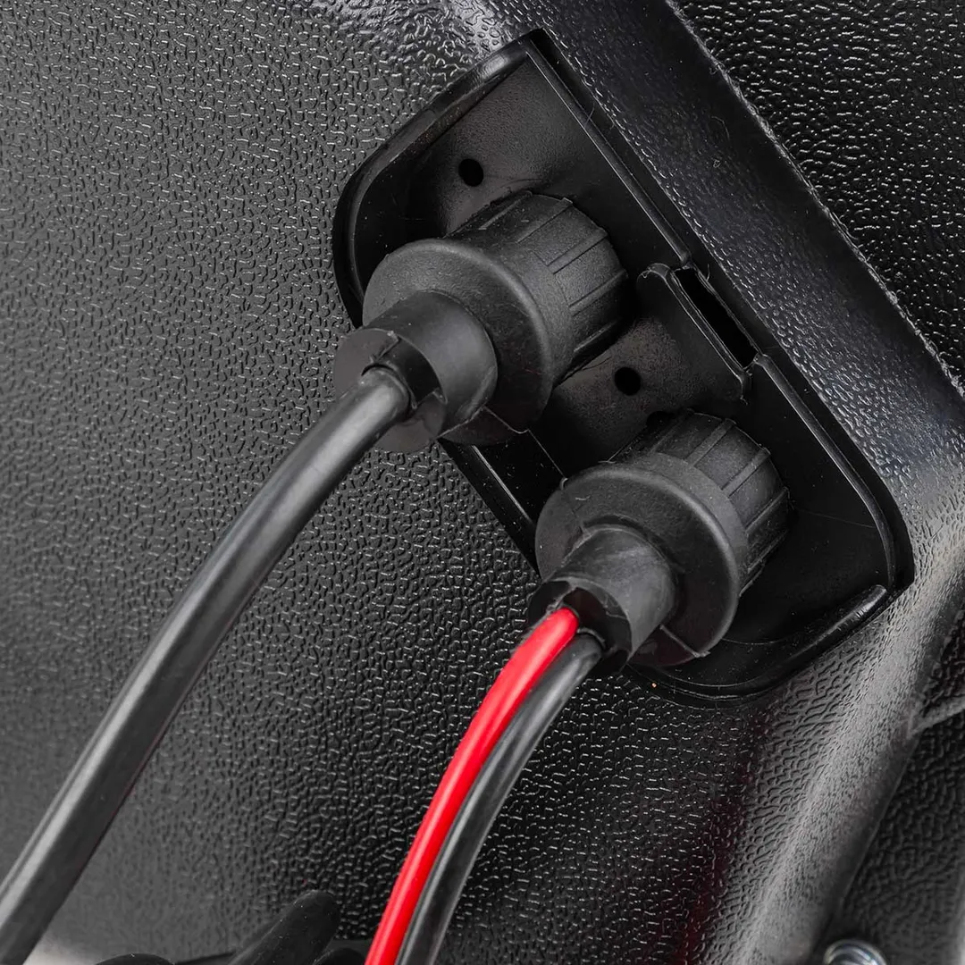Лебедка электрическая автомобильная 12В, 300W, 900кг (крепление за ''фаркоп'', стальной трос-10м) — фото 4