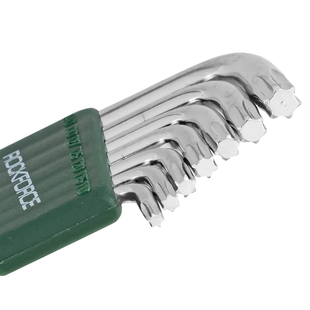 Набор ключей TORX Г-образных, 7пр. (Т10,Т15,Т20,Т25,Т27,Т30,Т40) в пластиковом держателе — фото 3