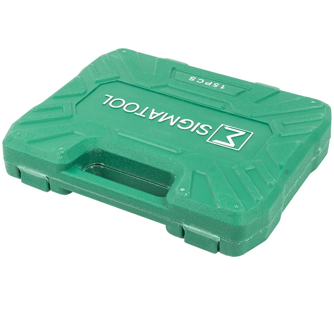 Набор головок глубоких 15пр.1/2'' (6-гр.)(8, 10,12-17,19,21,22,24,27,30,32мм), в пласт.кейсе — фото 4