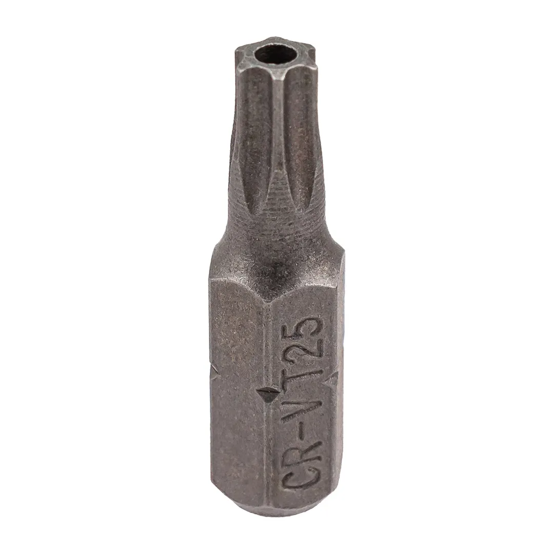 Бита TORX 1/4'', T25Hх25ммL c отверстием