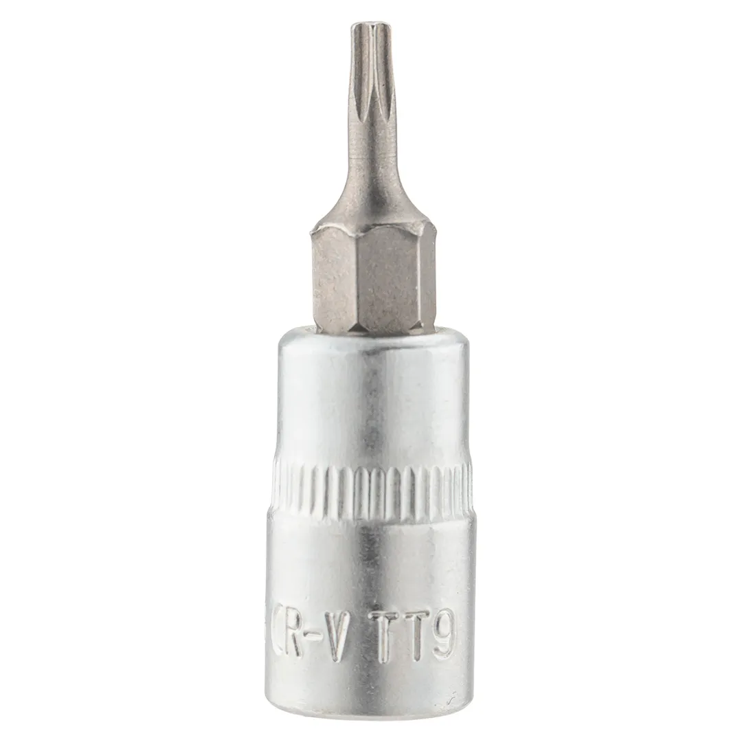 Головка-бита TORX T9H c отверстием, 1/4'' — фото 2