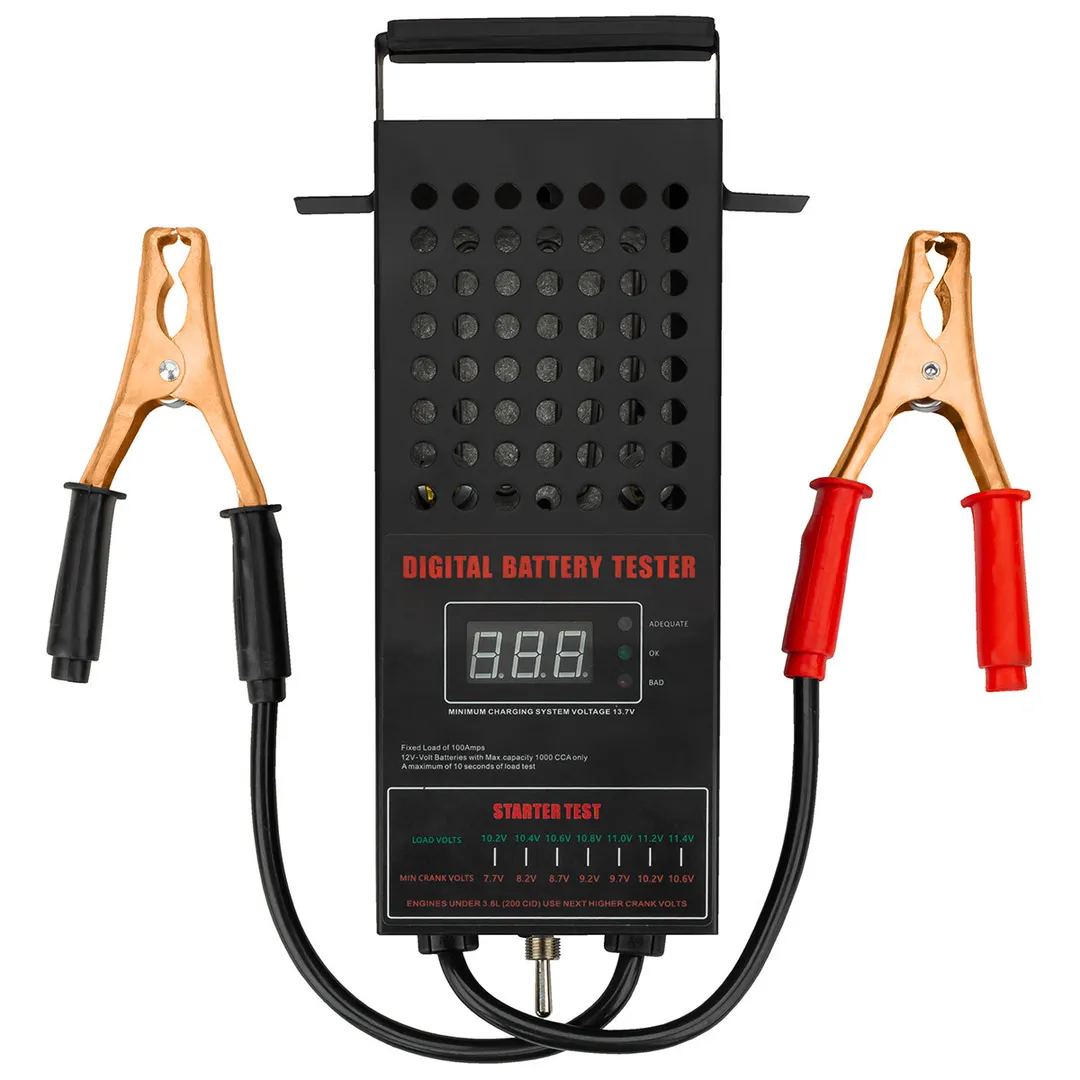 Тестер аккумуляторных батарей цифровой (12V, 100А) — фото 3