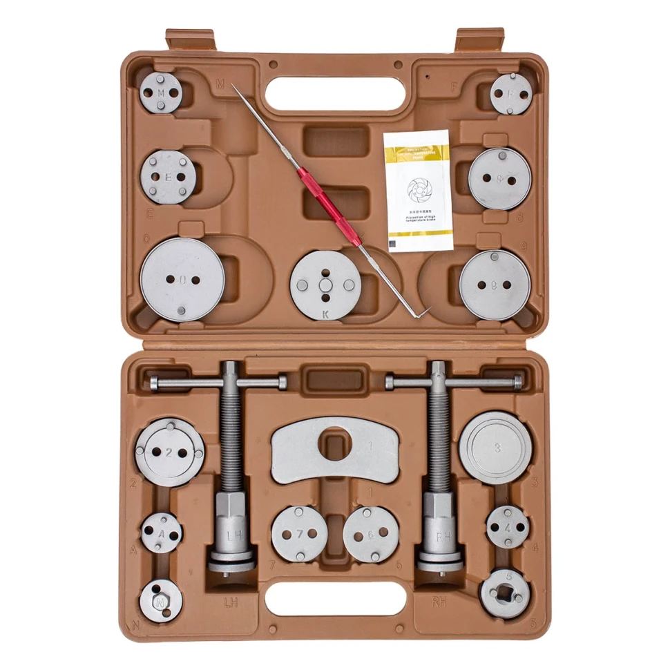 Набор зажимов для обслуживания тормозных цилиндров и суппортов 18пр. — фото 4